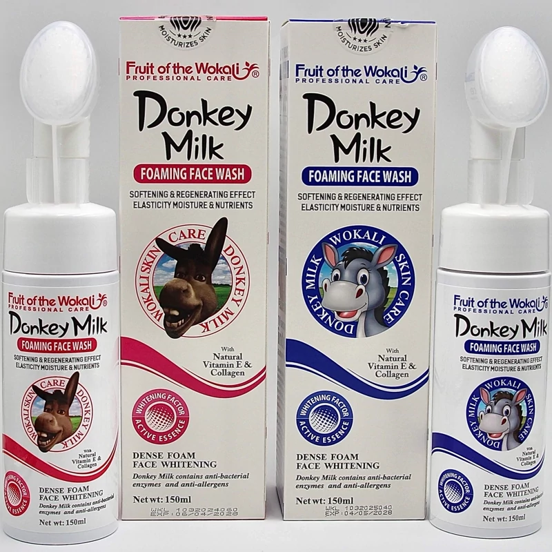 فوم شستشو یا فیس واش شیر الاغ حجم 150 میل (بیوتی شاپ حاجی زاده)